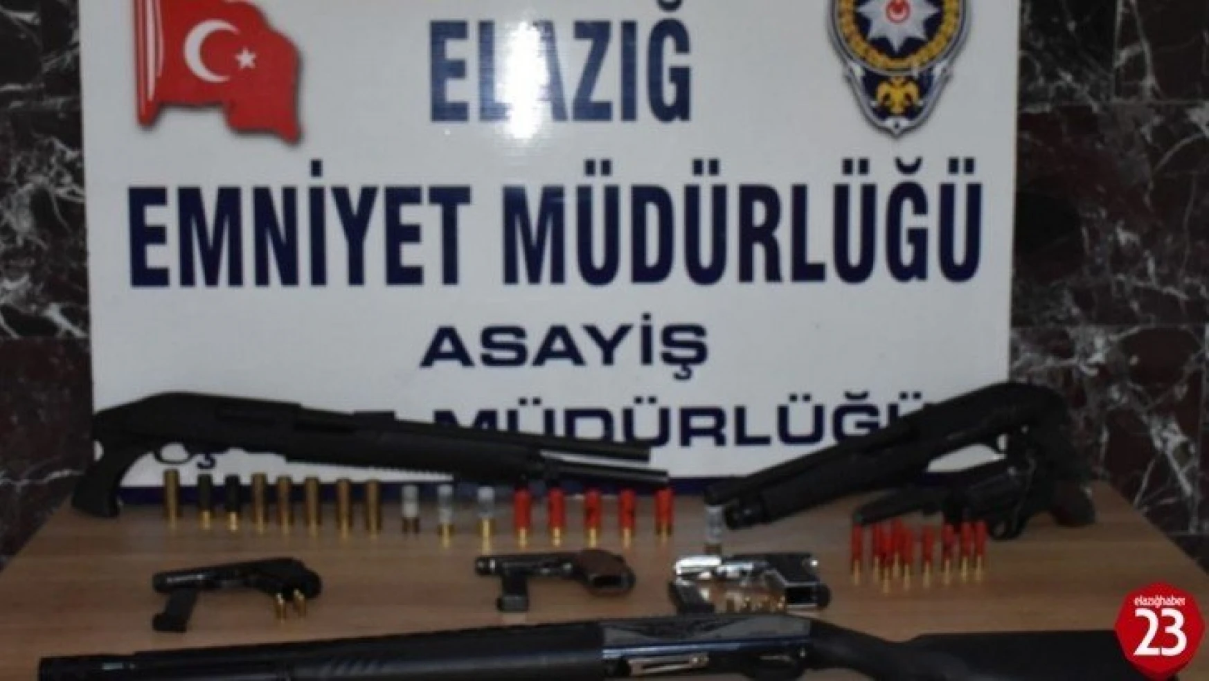 Elazığ'da çeşitli suçlardan aranan 21 şüpheli tutuklandı