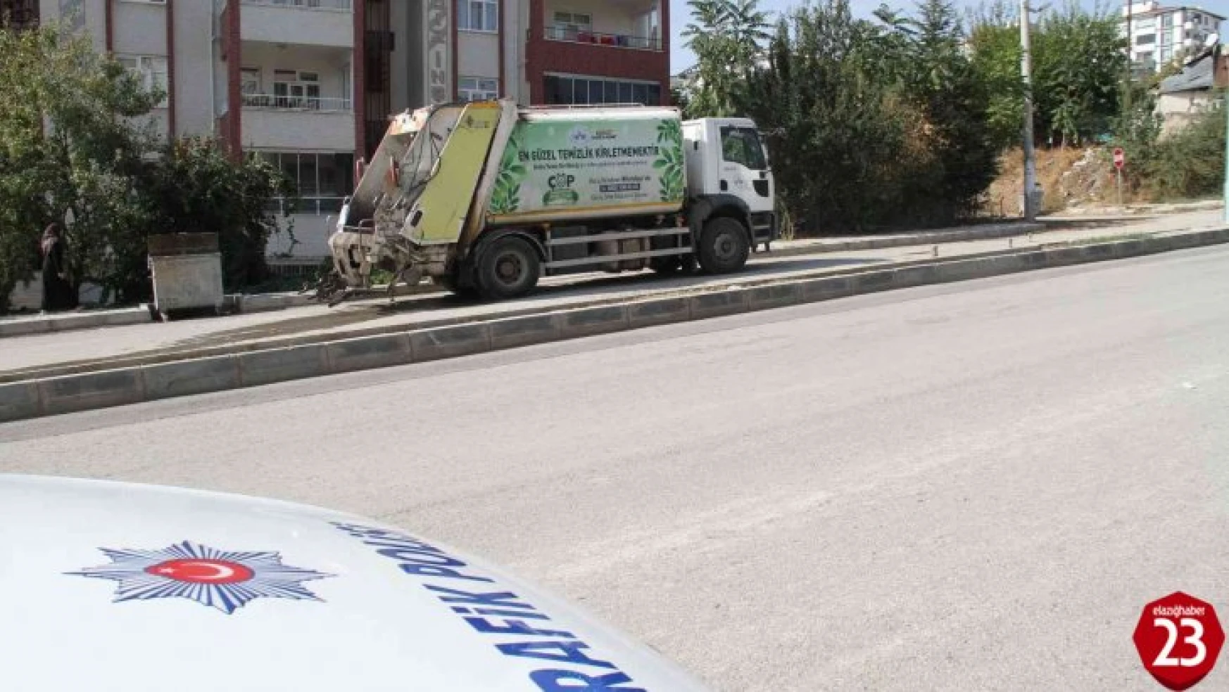 Elazığ'da Çöp Toplama Aracının Çarptığı Kadın Hayatını Kaybetti