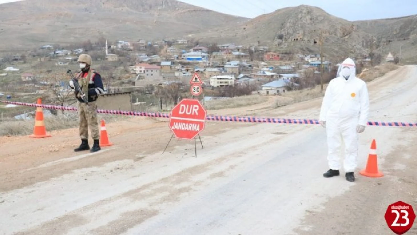 Elazığ'da Covid-19 nedeniyle karantinaya alınan köy sayısı 3'e çıktı