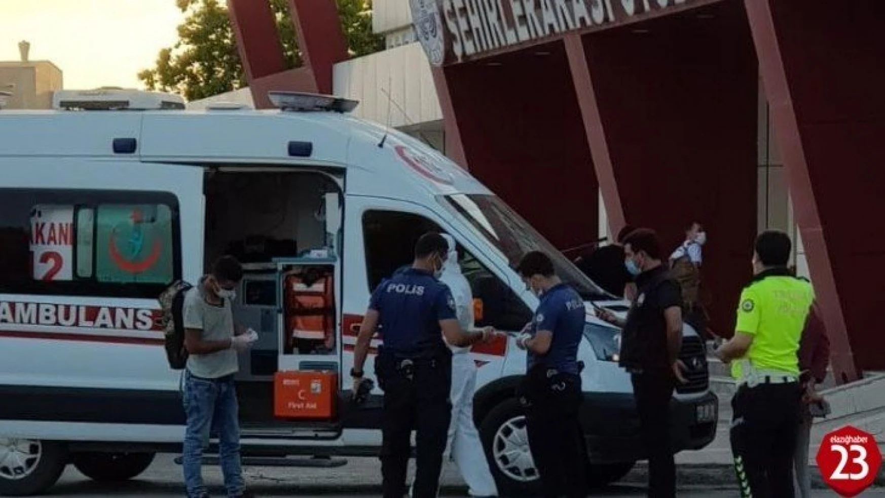 Elazığ'da Covid-19 şüphelisi, terminalde yakalandı
