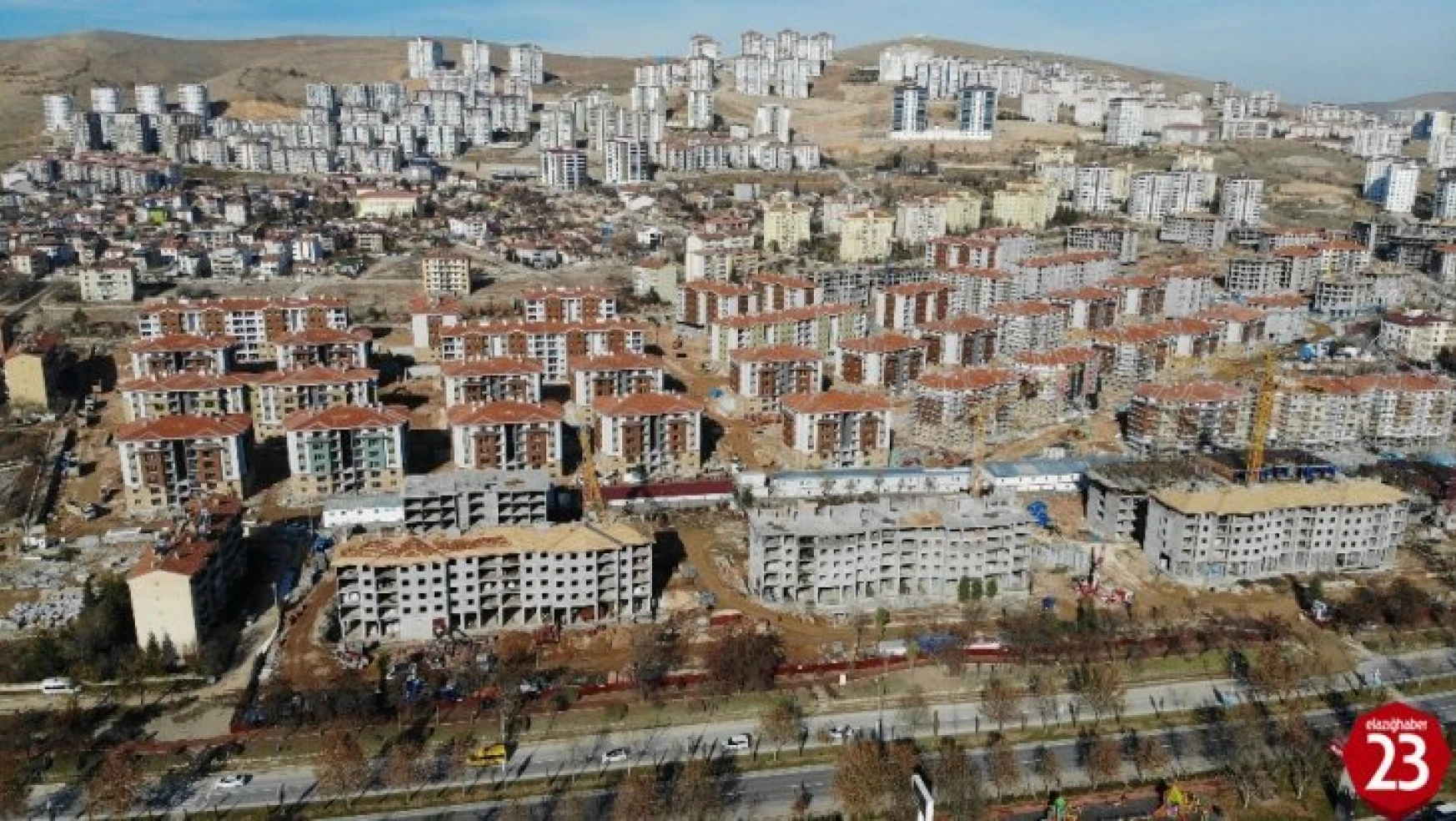 Elazığ'da deprem sonrası yapılan konutlar 100 bin kişiye sıcak yuva olacak