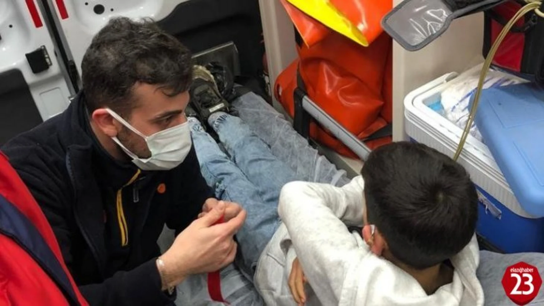 Elazığ'da hasta çocuğun yardımına UMKE ekipleri yetişti