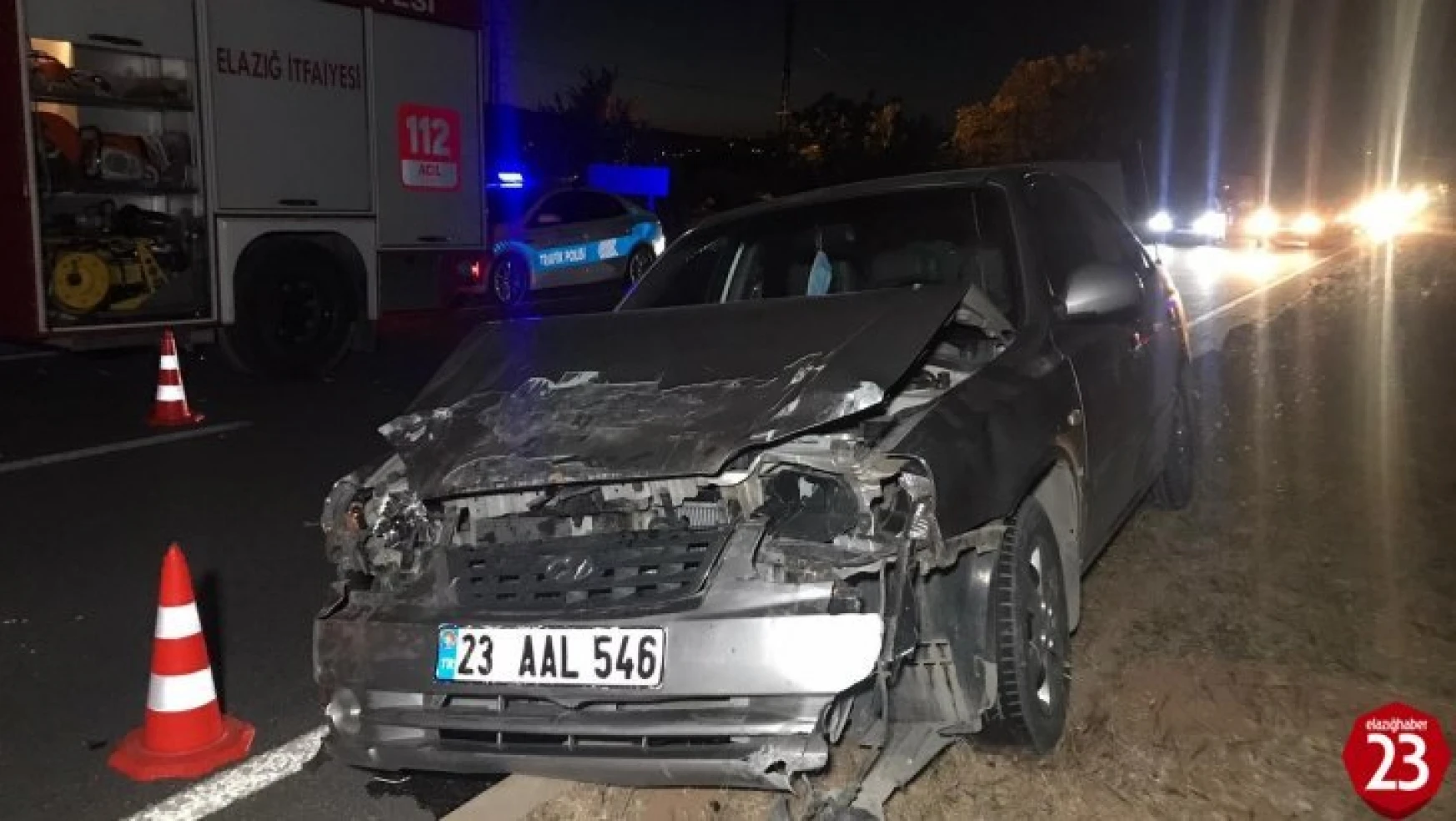 Elazığ Sivrice Yolunda Trafik Kazası