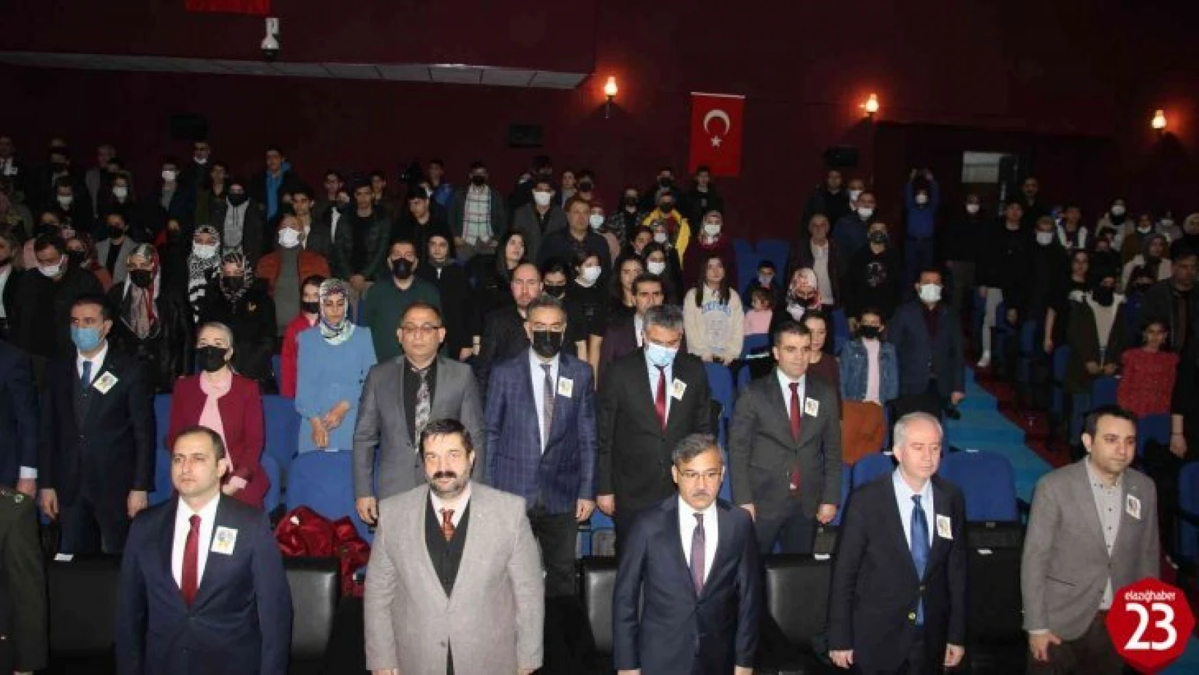 Elazığ'da İstiklal Marşı'nın Kabulü ve Mehmet Akif Ersoy'u Anma Günü etkinliği
