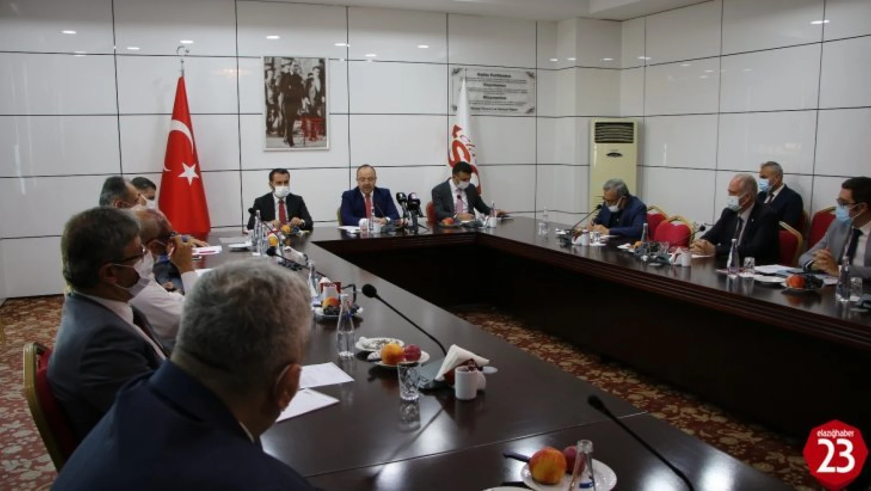 Elazığ'da Kamu Üniversite Sanayi İşbirliği İl Planlama ve Geliştirme Kurulu Dönem Toplantısı