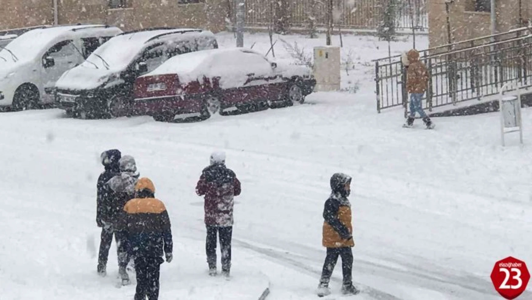 Elazığ'da kar tatili 1 gün daha uzatıldı