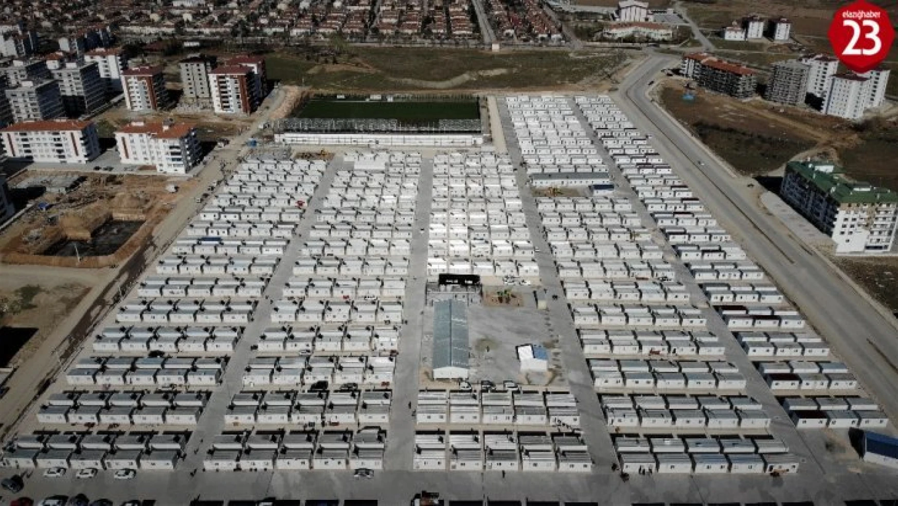 Elazığ'da konteyner kentlerde 4 bin 613 kişi yaşamaya başladı