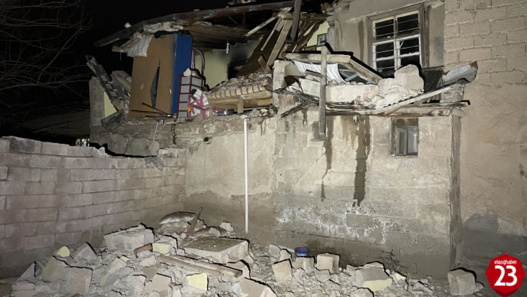 Elazığ'da Mutfak Tüpünün Patlaması Sonucu 1 Kişi Yaralandı