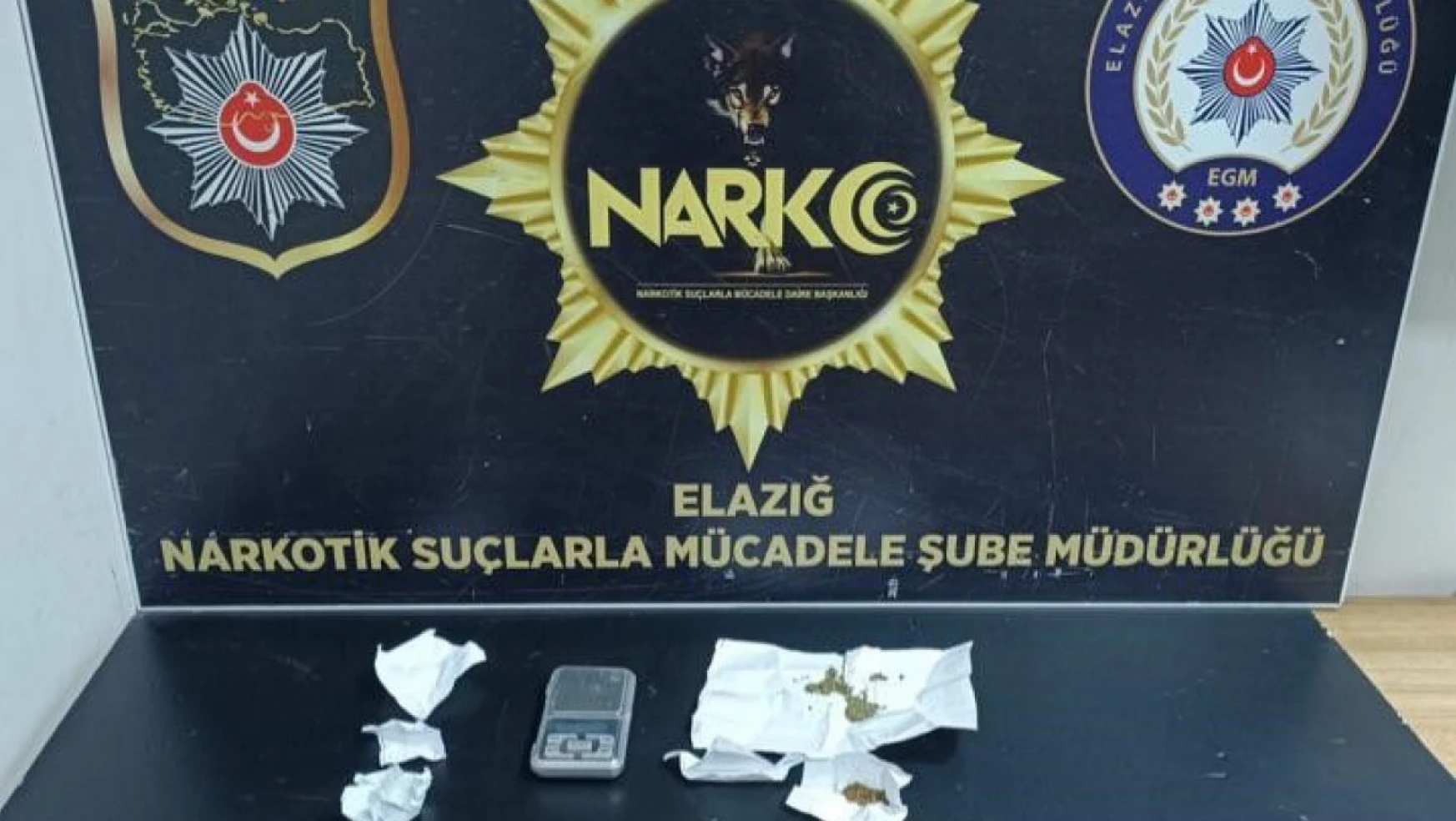 Elazığ'da önce uyuşturucu madde içenler ardından torbacıları yakalandı