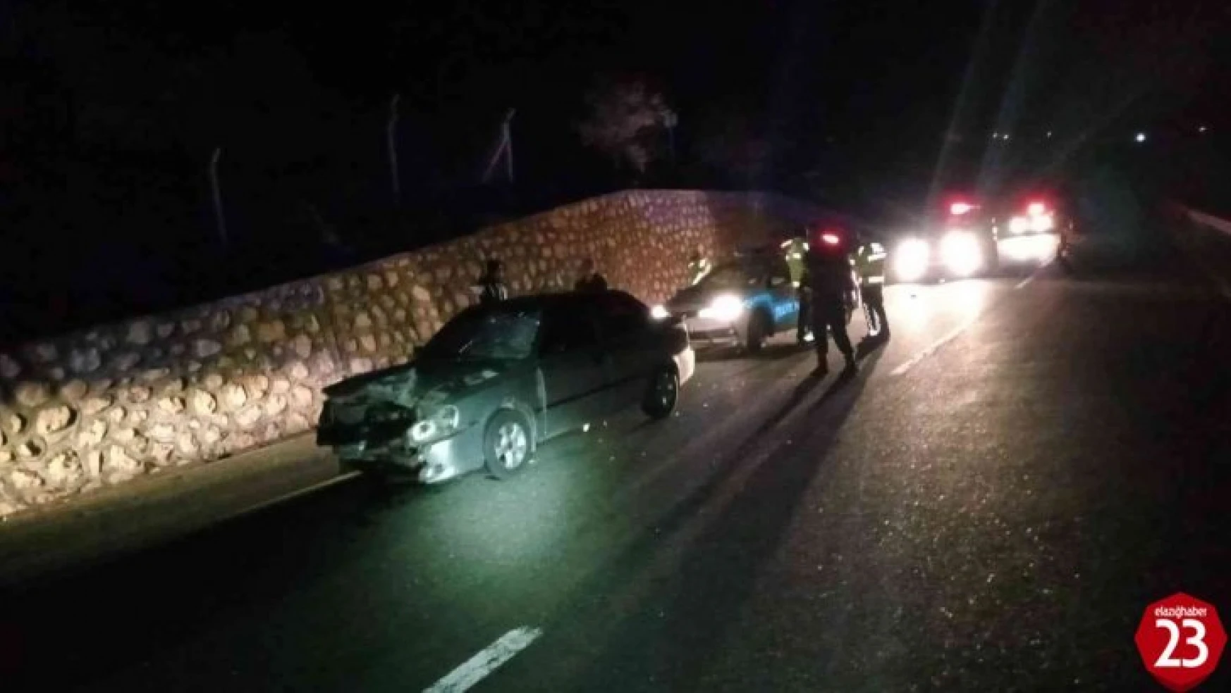 Elazığ'da otomobil ile motosiklet çarpıştı: 1 ölü, 1 yaralı