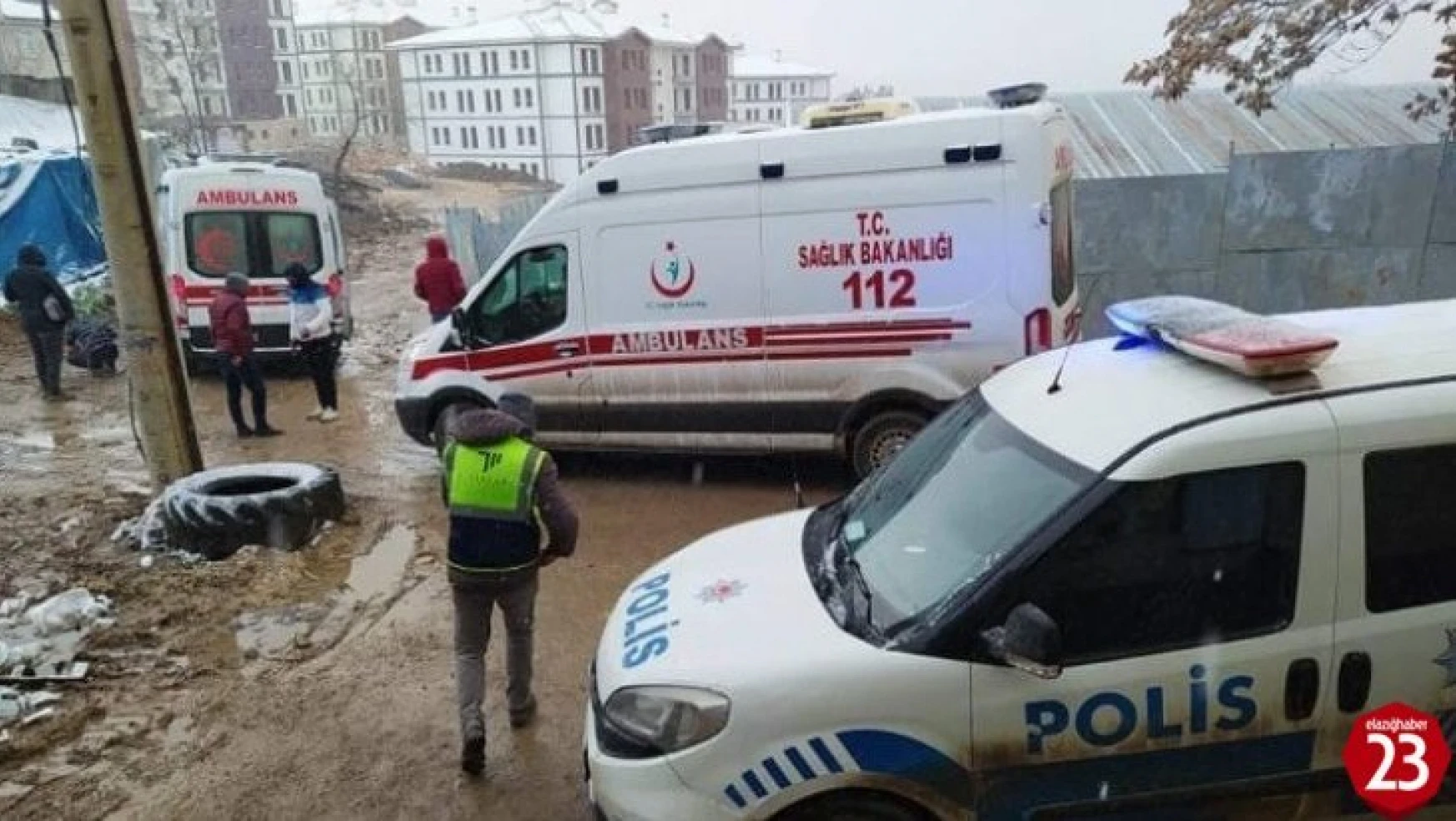 Elazığ'da Şantiyelerde Zehirlenen 19 Kişi Hastaneye Sevk Edildi