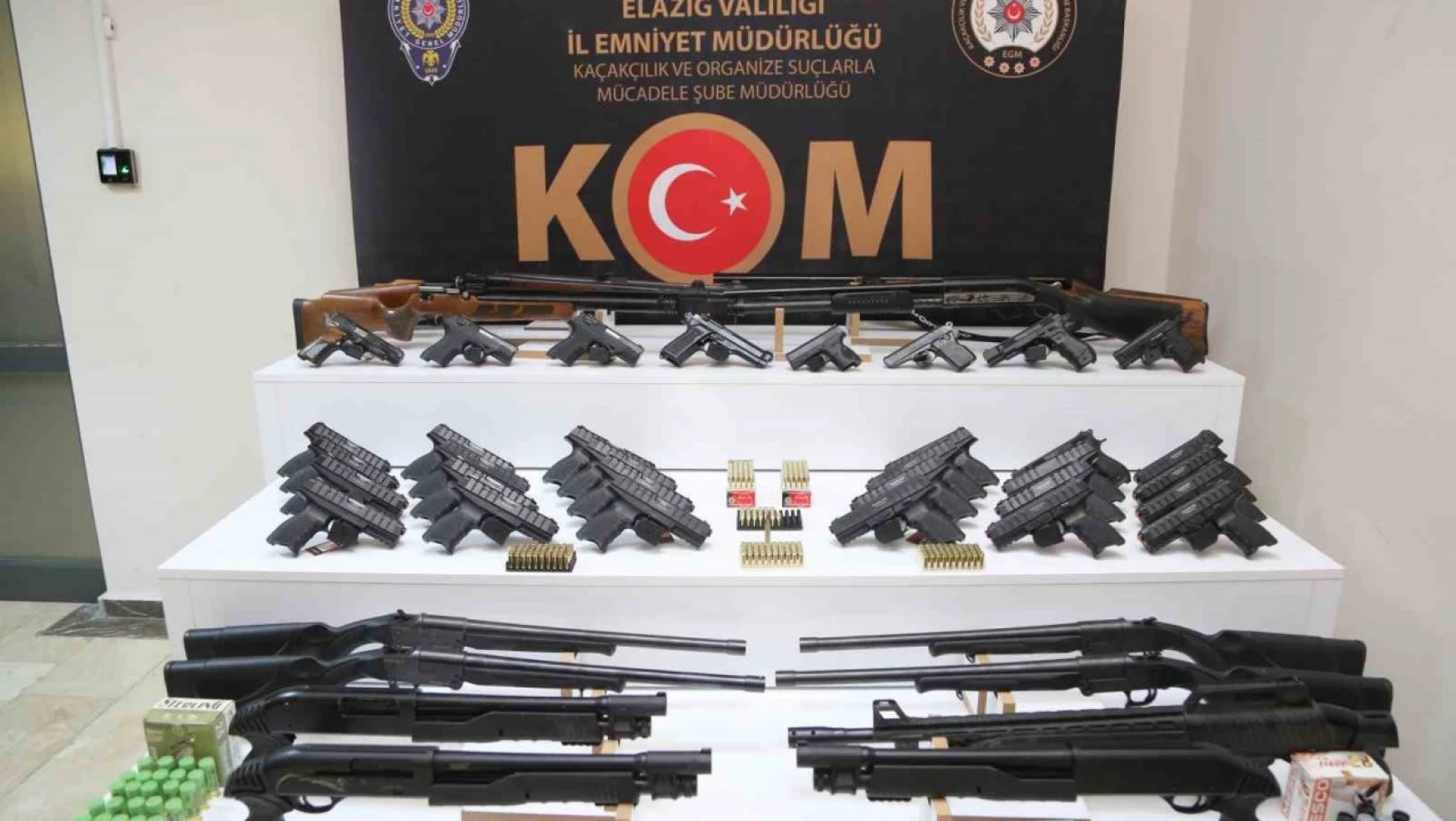 Elazığ Polisinden Silah Kaçakçılarına Darbe, 9 Gözaltı