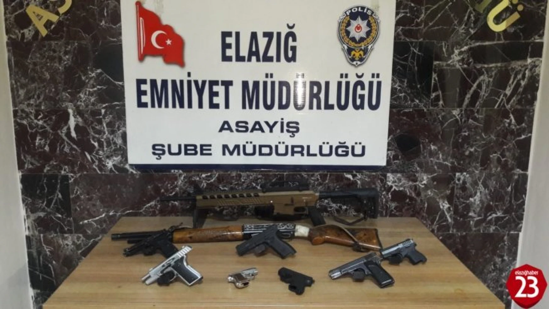 Elazığ'da şok ve asayiş uygulamalarında yakalanan 35 şüpheli tutuklandı
