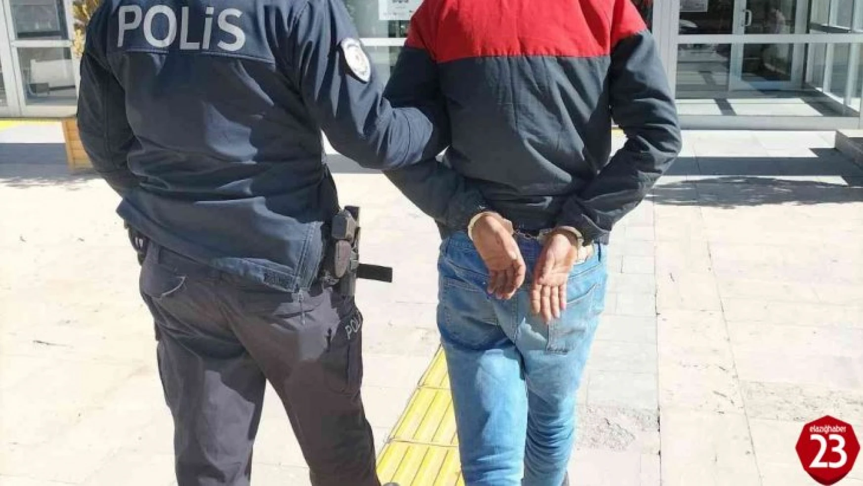 Elazığ'da su saati ve muslukları çalan şüpheli tutuklandı