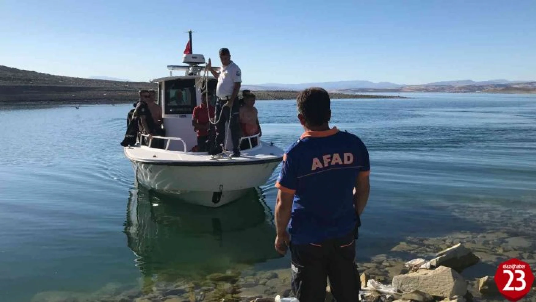 Keban Barajında Tekneyle Birlikte Suda Kaybolan Şahıs Row İle Aranıyor