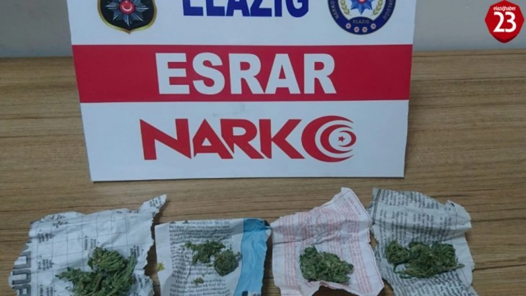 Elazığ'da Uyuşturucu İle Mücadele, 3 Tutuklama
