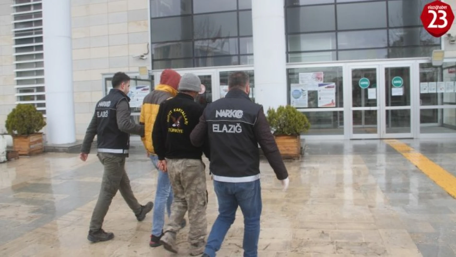 Elazığ'da uyuşturucu operasyonları: 5 tutuklama