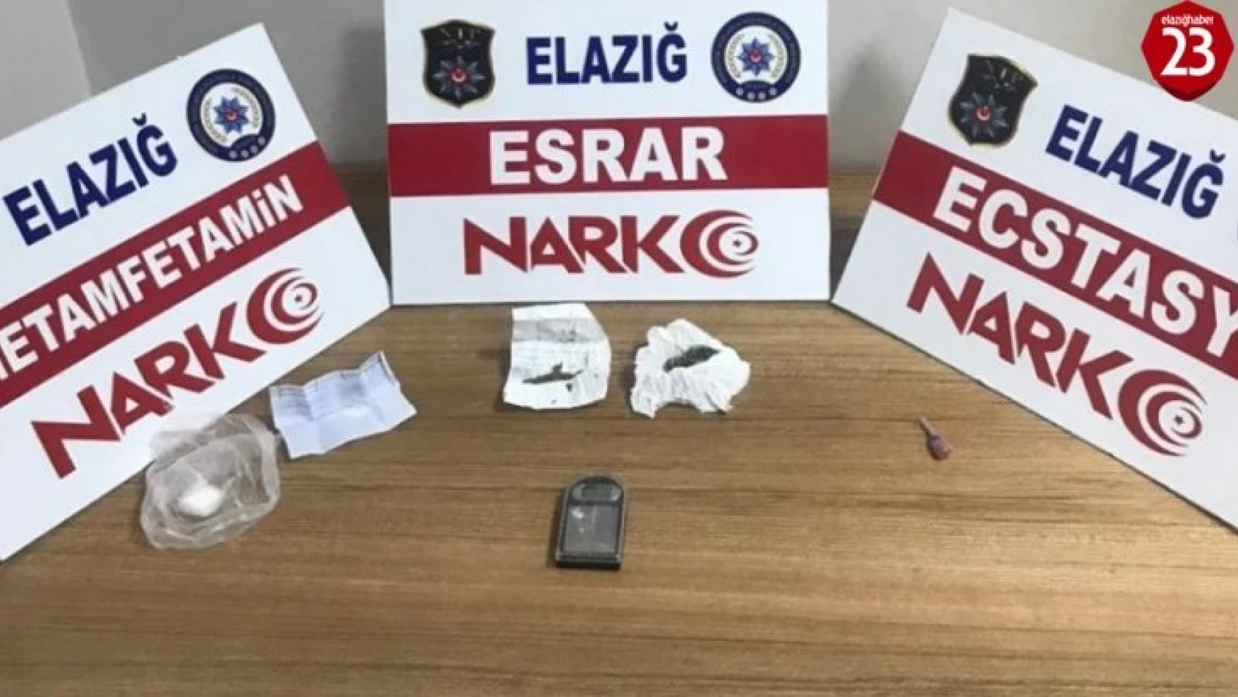 Elazığ'da uyuşturucu taciri 1 şüpheli tutuklandı