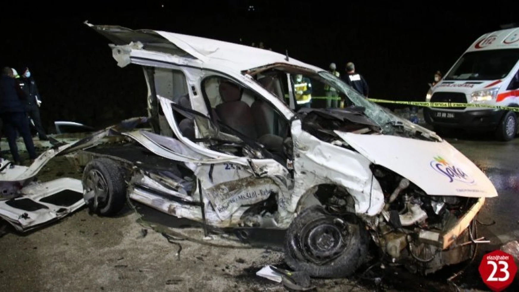 Elazığ'daki feci kazada ölü sayısı 3'e yükseldi