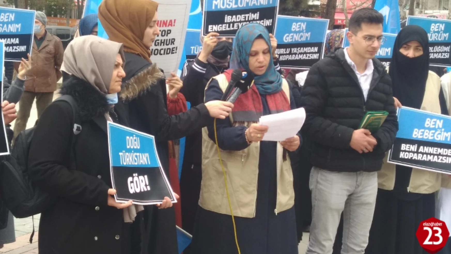 Elazığ Genç İHH Bayan Sorumlusu Nevin Ertay, Doğu Türkistanlı Kadınlara Ses Verin !