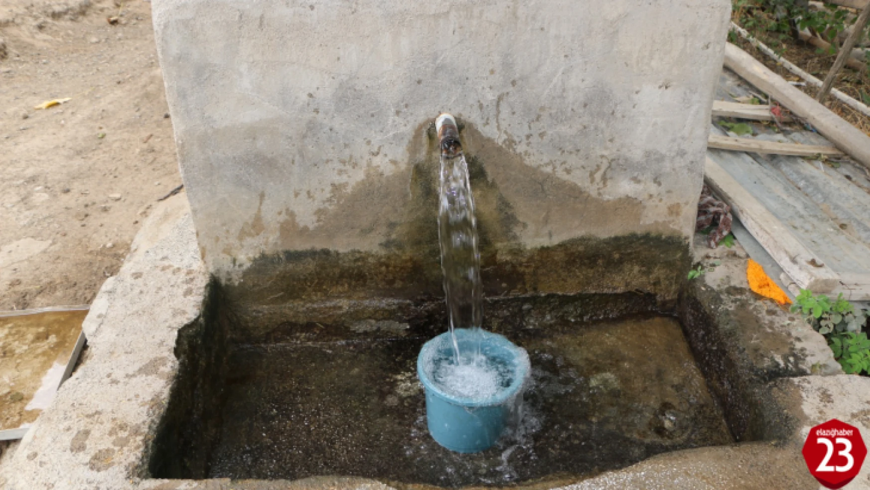 Elazığ İl Özel İdaresi Bir Köyün Daha İçme Suyu Sorununu Çözdü
