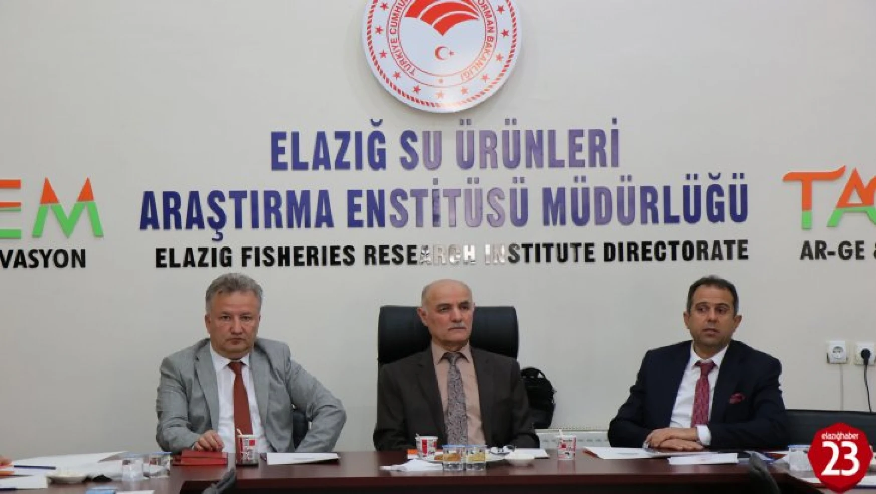 Elazığ Su Ürünleri Araştırma Enstitüsü Müdürlüğü Koordinasyonunda Su Ürünleri Sektör Toplantısı Yapıldı