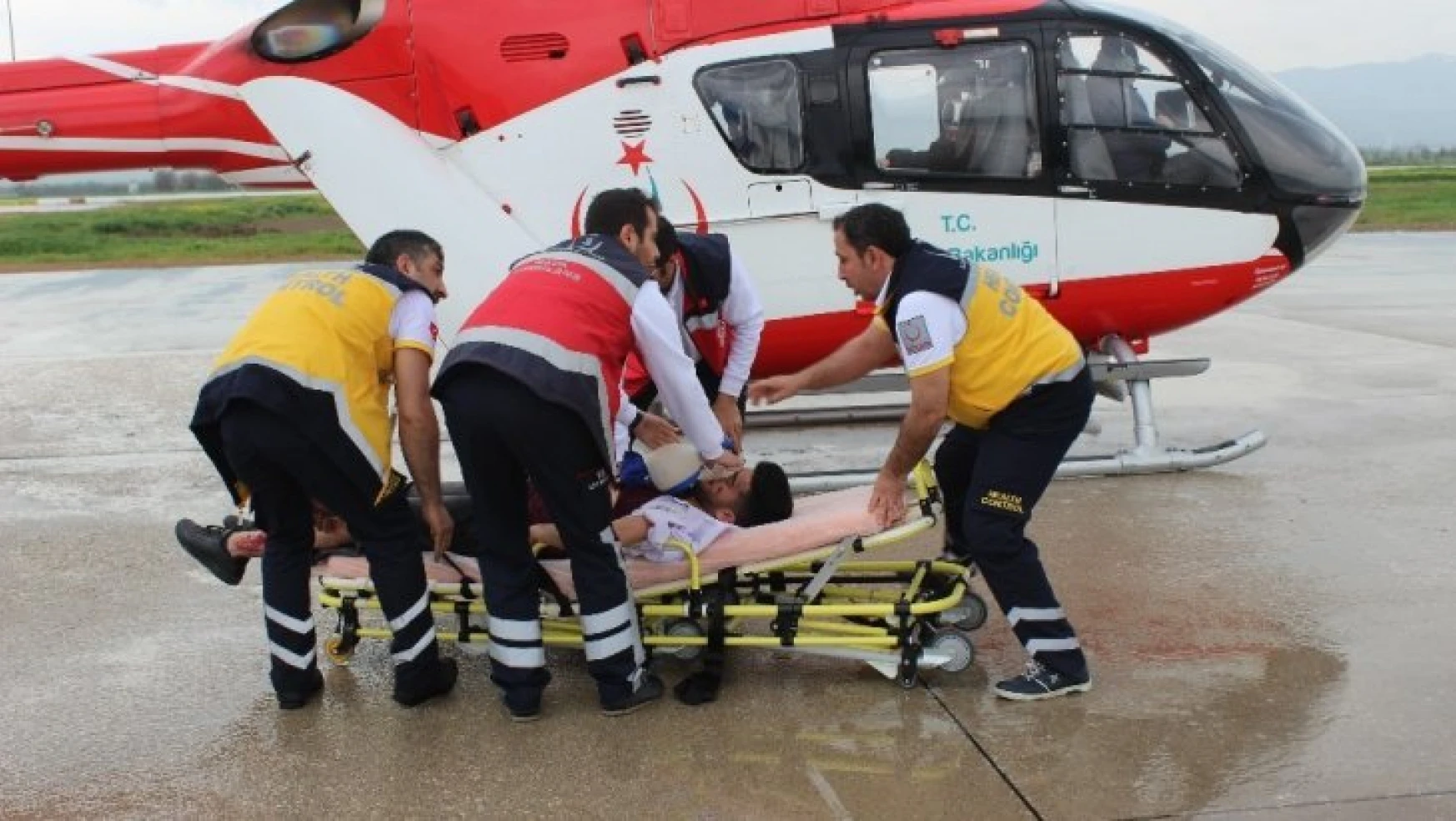 Elazığ'da Gerçeği Aratmayan Uçak Kazası Tatbikatı