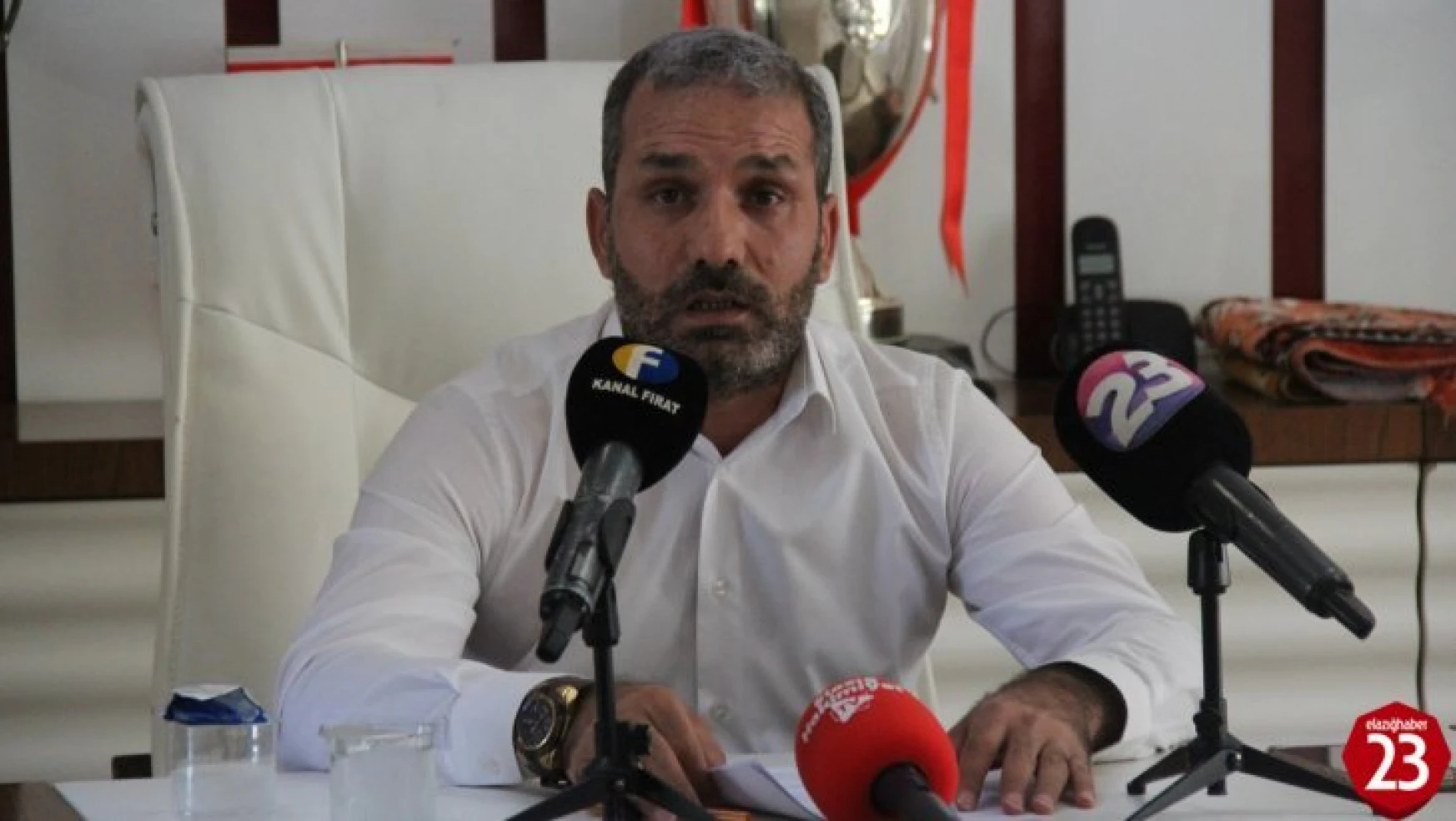 Elazığspor Başkanı Çayır, Gerekirse Kafama Sıkarım Yine de Kulübü Kapattırmam