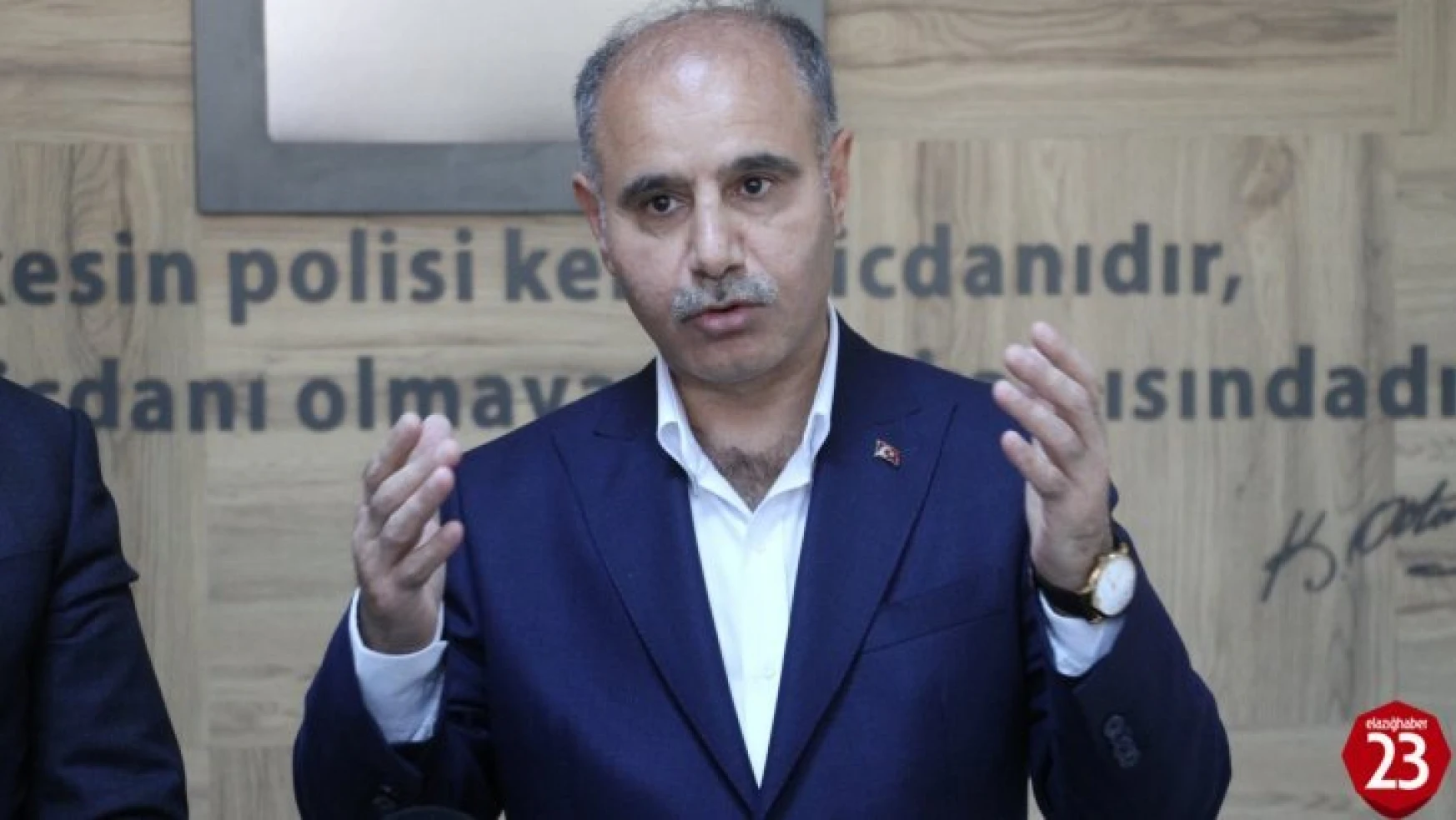 Emniyet Genel Müdürü Aktaş, Elazığ'da Önemli Açıklamalar Yaptı