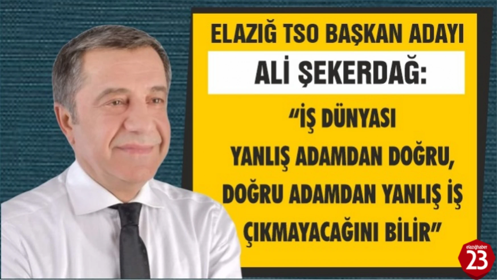 ETSO Başkan Adayı Ali Şekerdağ, Adım Adım 3'üncü Dönem Başkanlığa