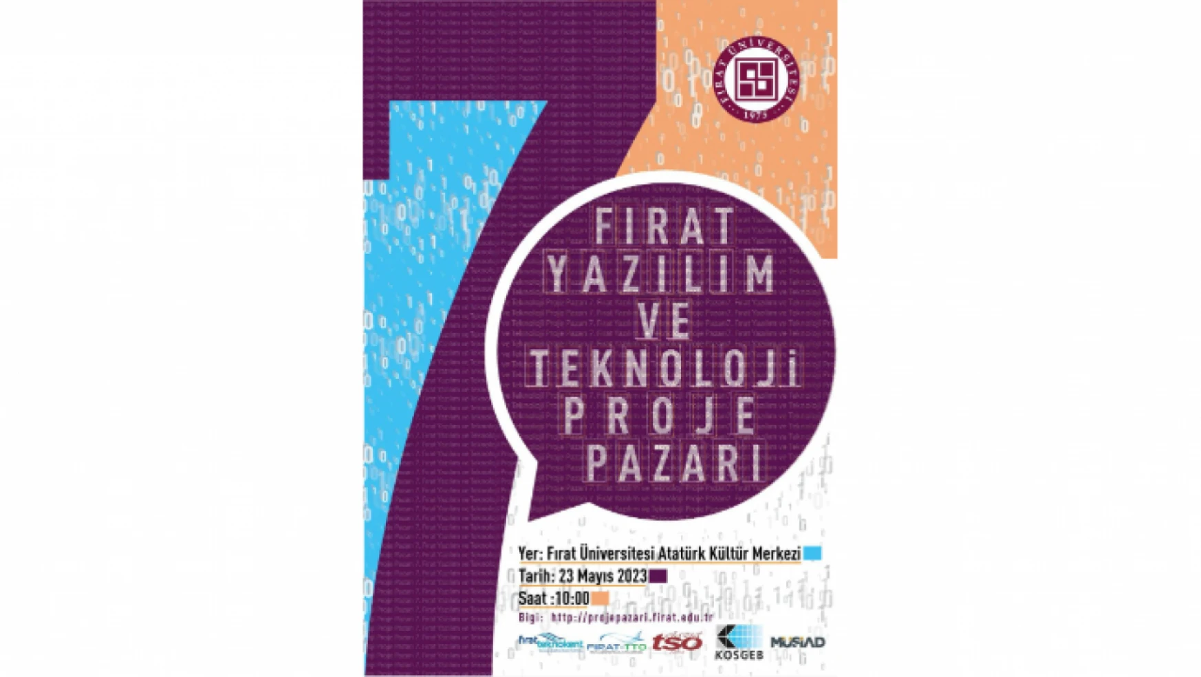 Fırat Üniversitesi'nde 7. Fırat Yazılım Ve Teknoloji Proje Pazarı Düzenlenecek