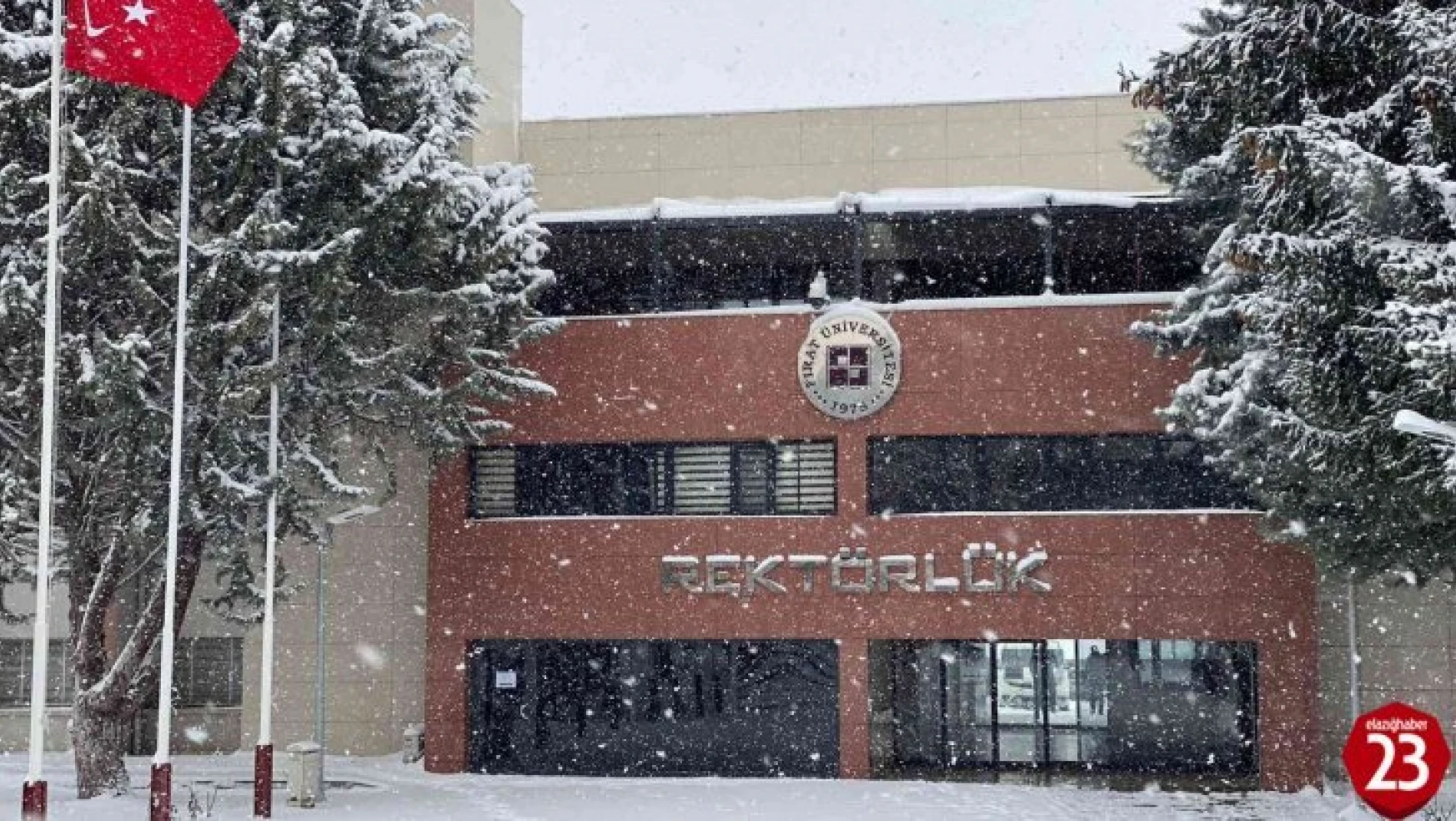 Fırat Üniversitesinde kar tatili 1 gün daha uzatıldı