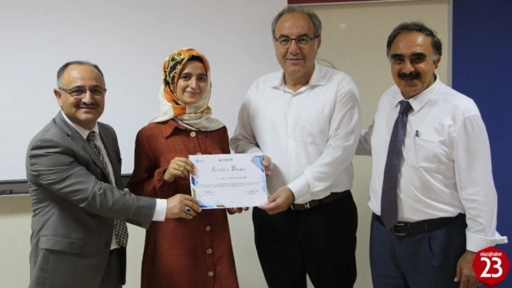 Fırat Üniversitesinde AR-Ge Eğitimi, 19 Kursiyer Sertifika Aldı