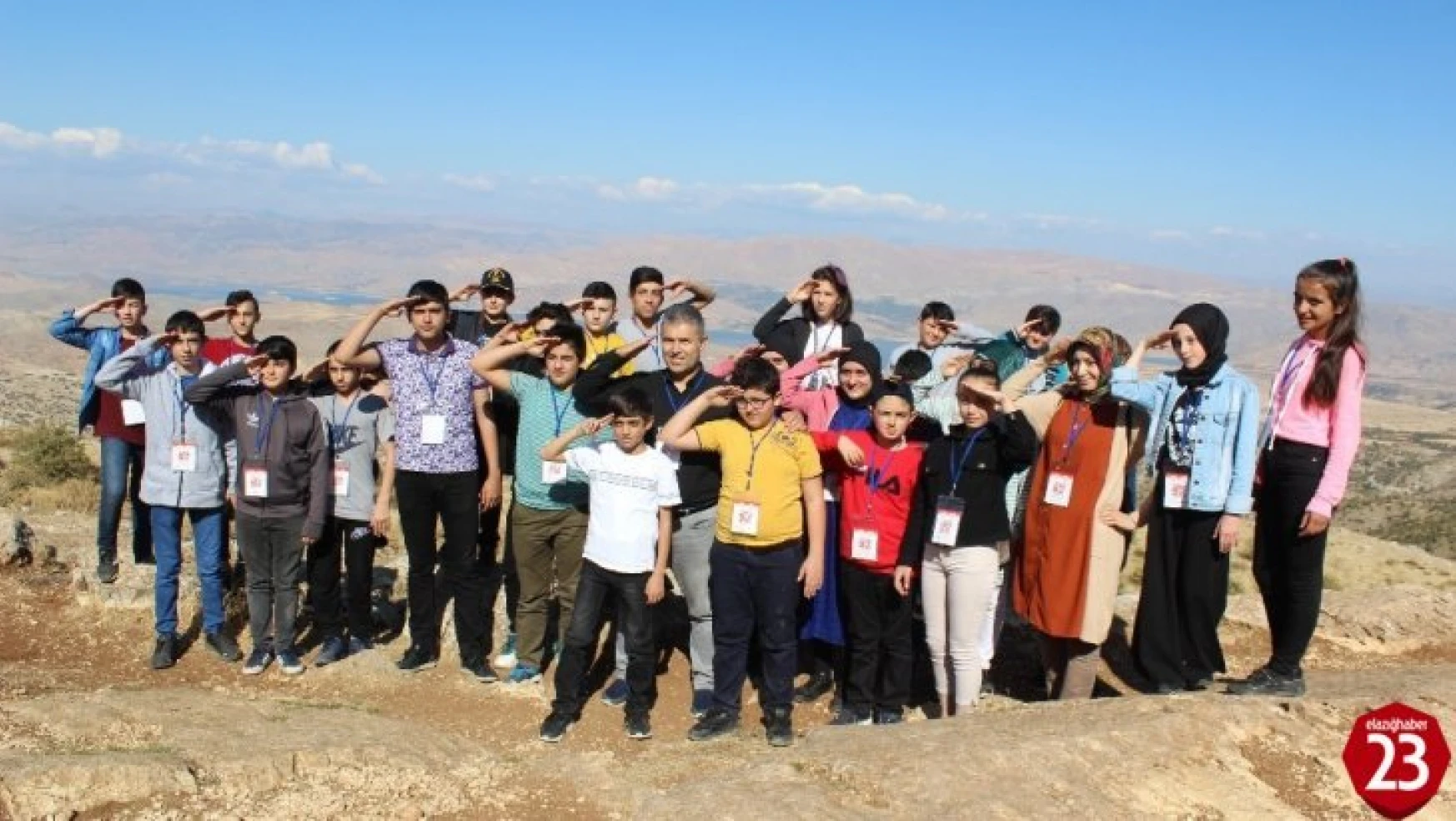 Gümüşhaneli Öğrenciler, Harput'tan Mehmetçiğe Selam Gönderdi