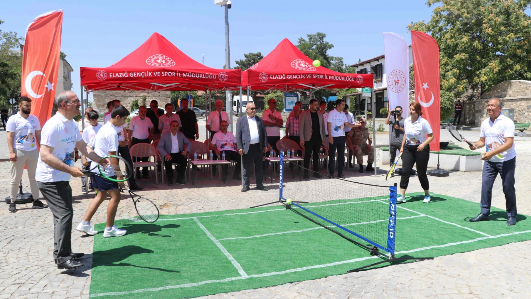 Harput Kupası Tenis Turnuvası, Elazığ'da Başladı
