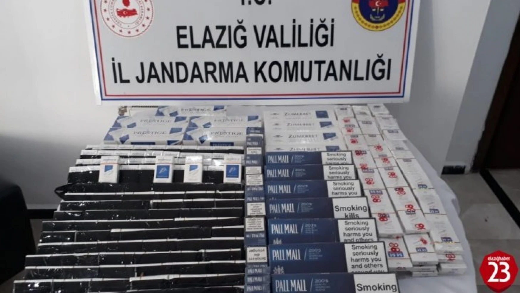 Jandarma Kaçak Sigaracılara Göz Açtırmadı, 400 Paket Yakaladı