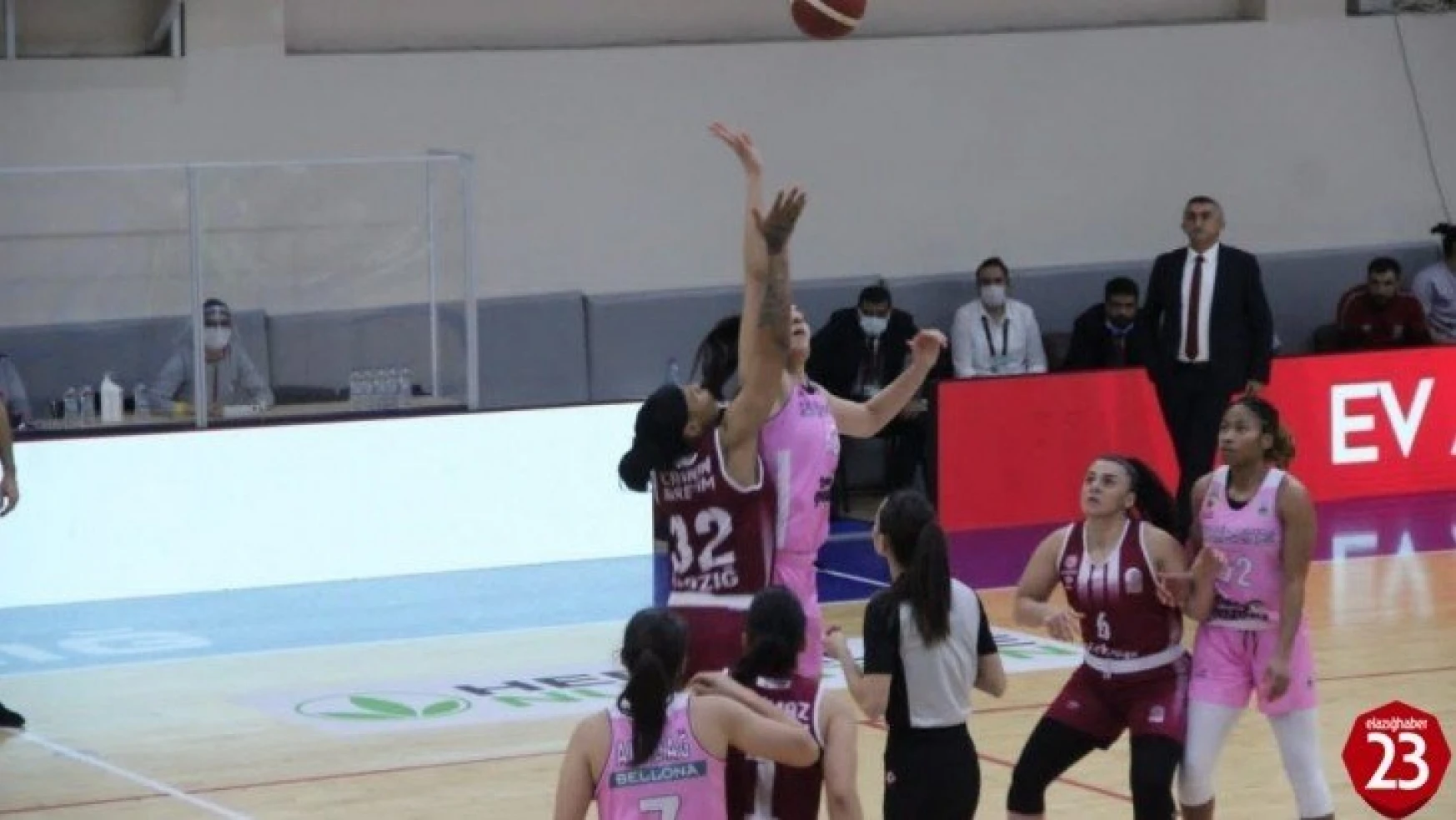 Kadınlar Basketbol Süper Ligi: Elazığ İl Özel İdare: 89 - Kayseri Basketbol: 76