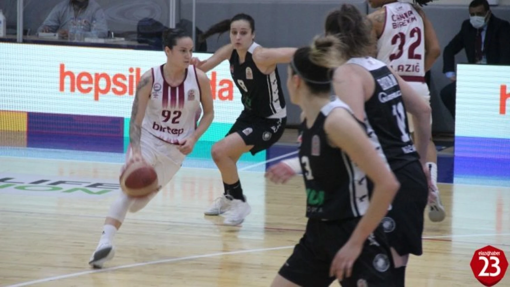 Kadınlar Basketbol Süper Ligi: Elazığ İl Özel İdare: 88 - Beşiktaş: 82