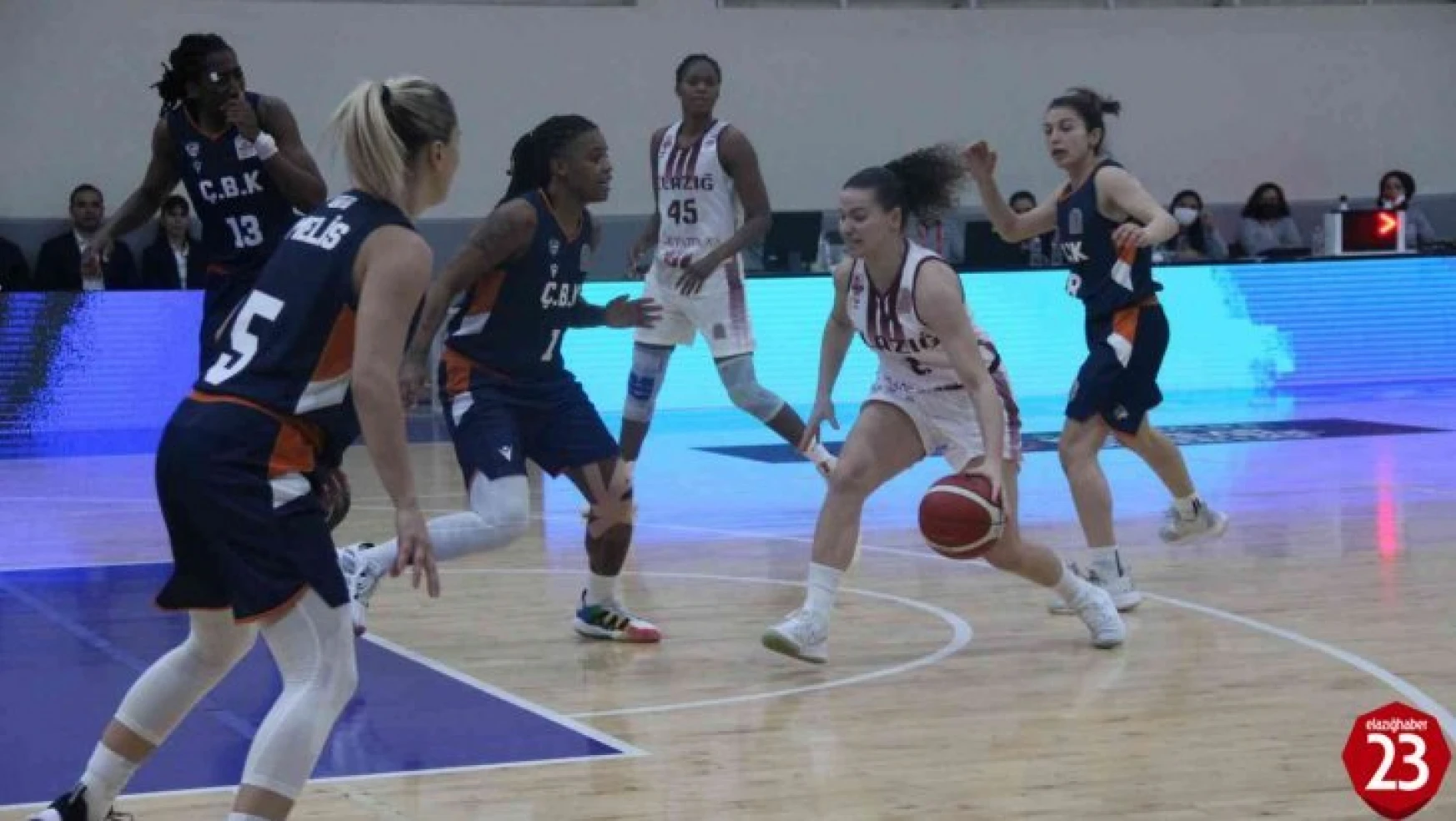 Kadınlar Basketbol Süper Ligi: Elazığ İl Özel İdare: 53 - ÇBK Mersin Yenişehir Belediye: 81