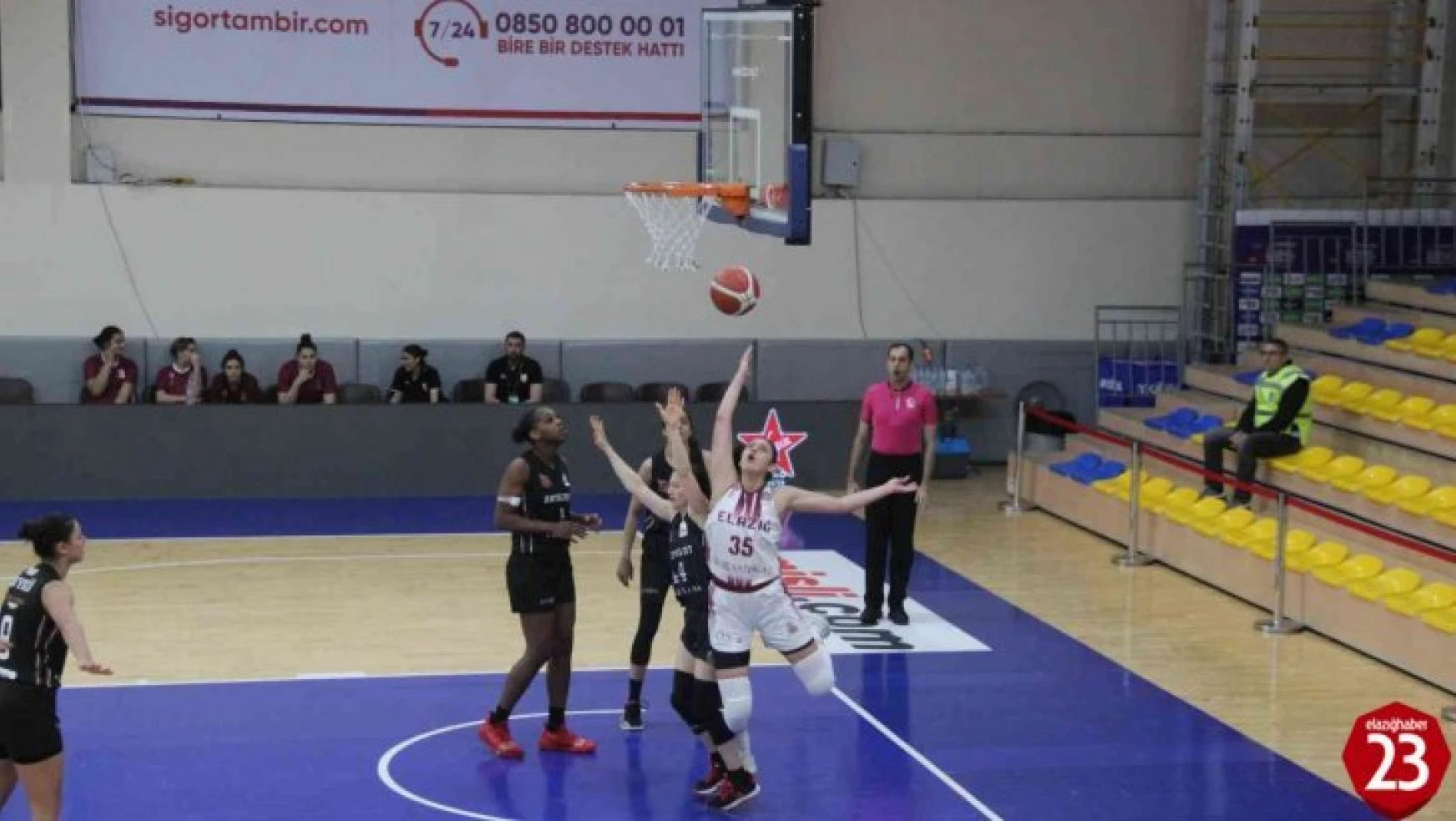 Kadınlar Basketbol Süper Ligi: Elazığ İl Özel İdare: 60 - Antalya 07 Basketbol: 67