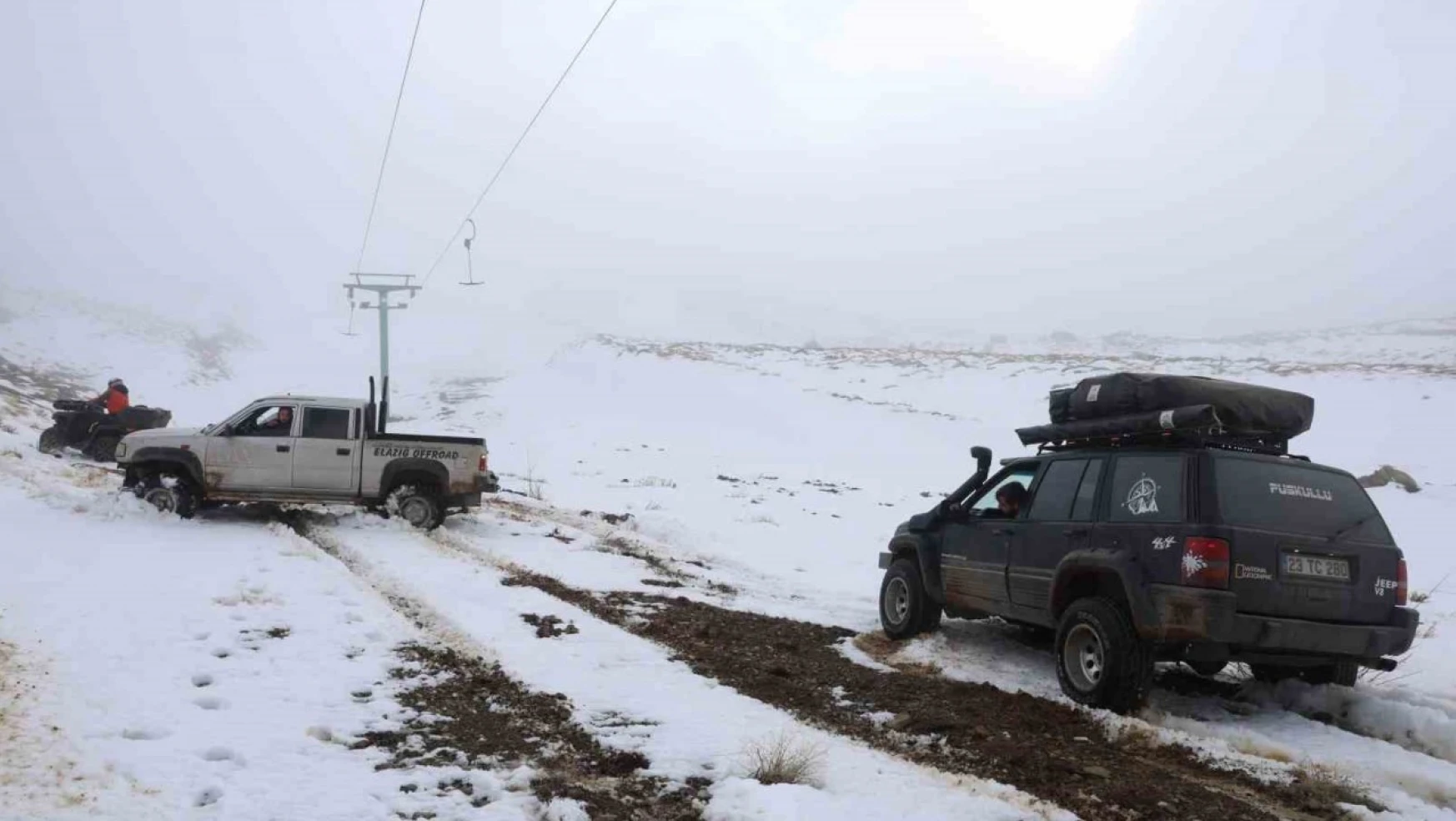 Kar Yağmayan Hazarbaba Dağı, Off Road Tutkunlarının Durağı Oldu