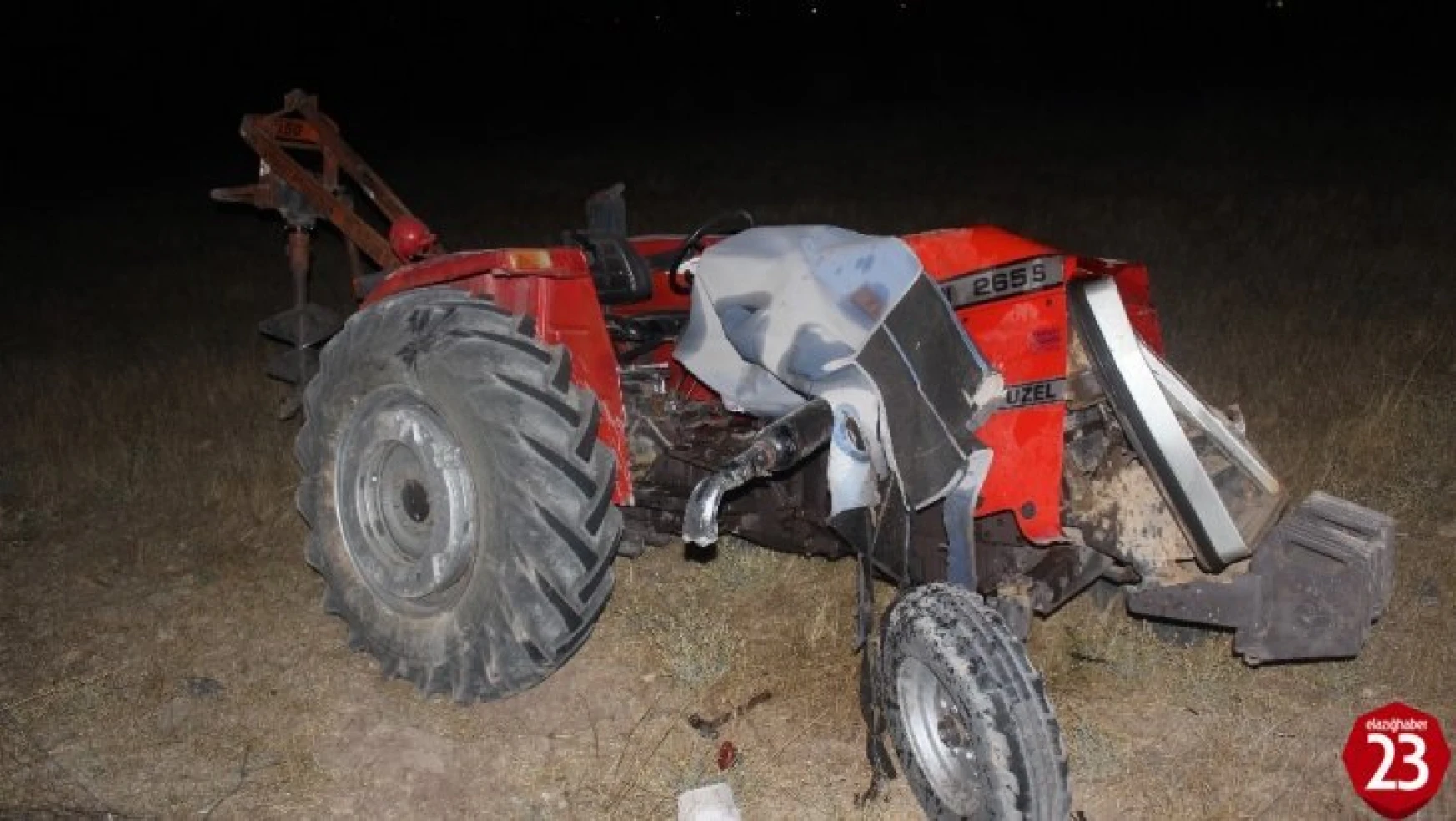 Kazada Ağır Yaralanan Traktör Sürücüsü Hayatını Kaybetti