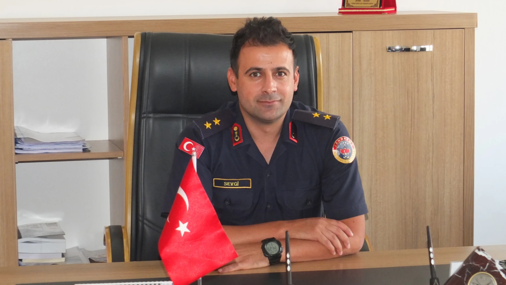 Keban Jandarma Komutanı Üsteğmen Nurullah Sevgi Görevine Başladı