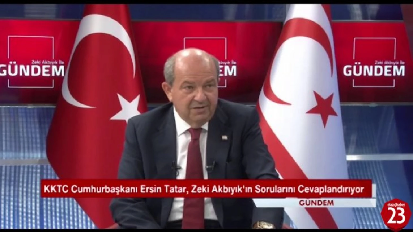 KKTC Cumhurbaşkanı Ersin Tatar, Cumhurbaşkanı Recep Tayyip Erdoğan Kararlılığını Bir Kez Daha Ortaya Koymuştur