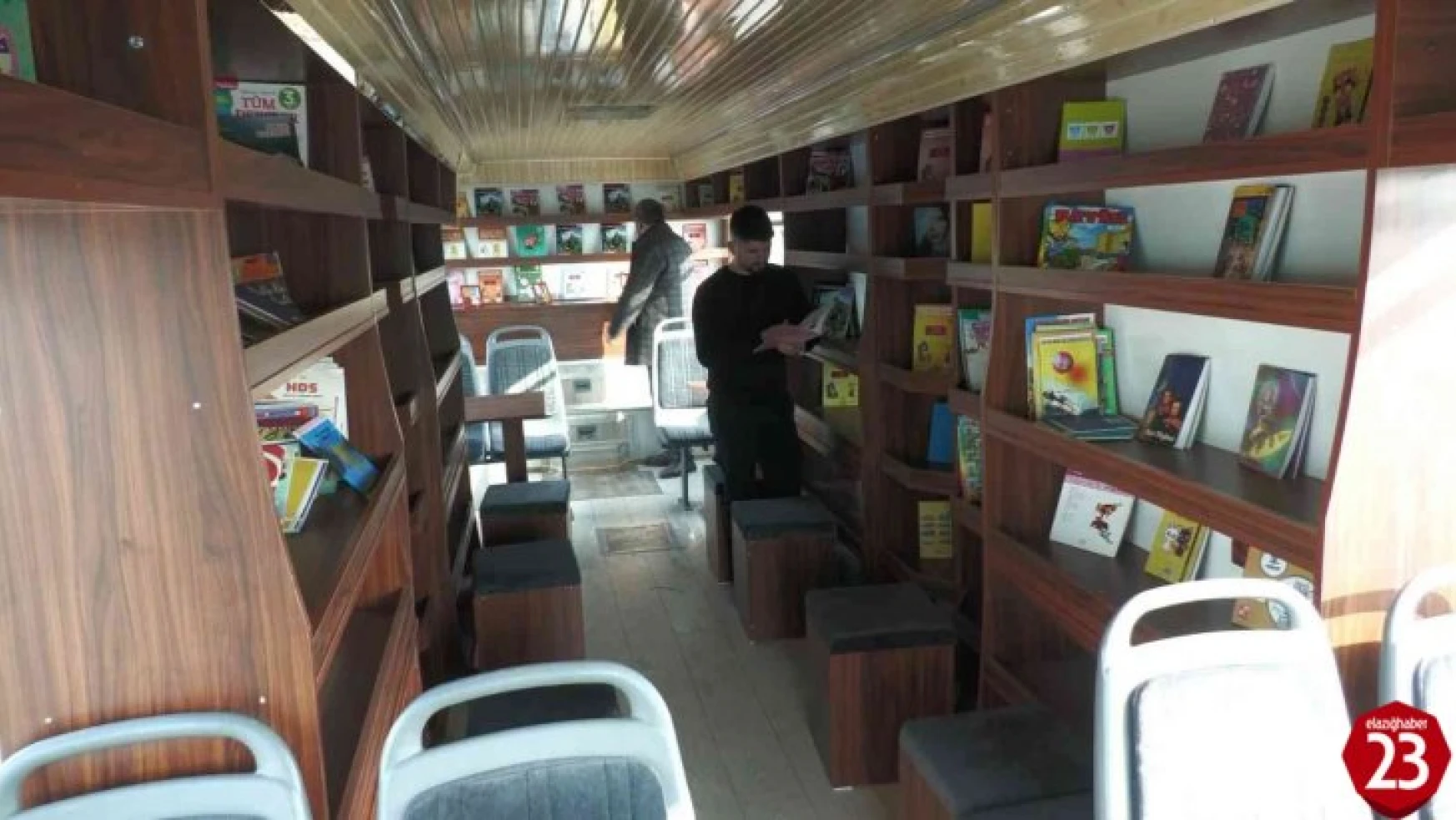 Kütüphanesi Olmayan Okulların Kütüphanesi Kitapbüs Olacak