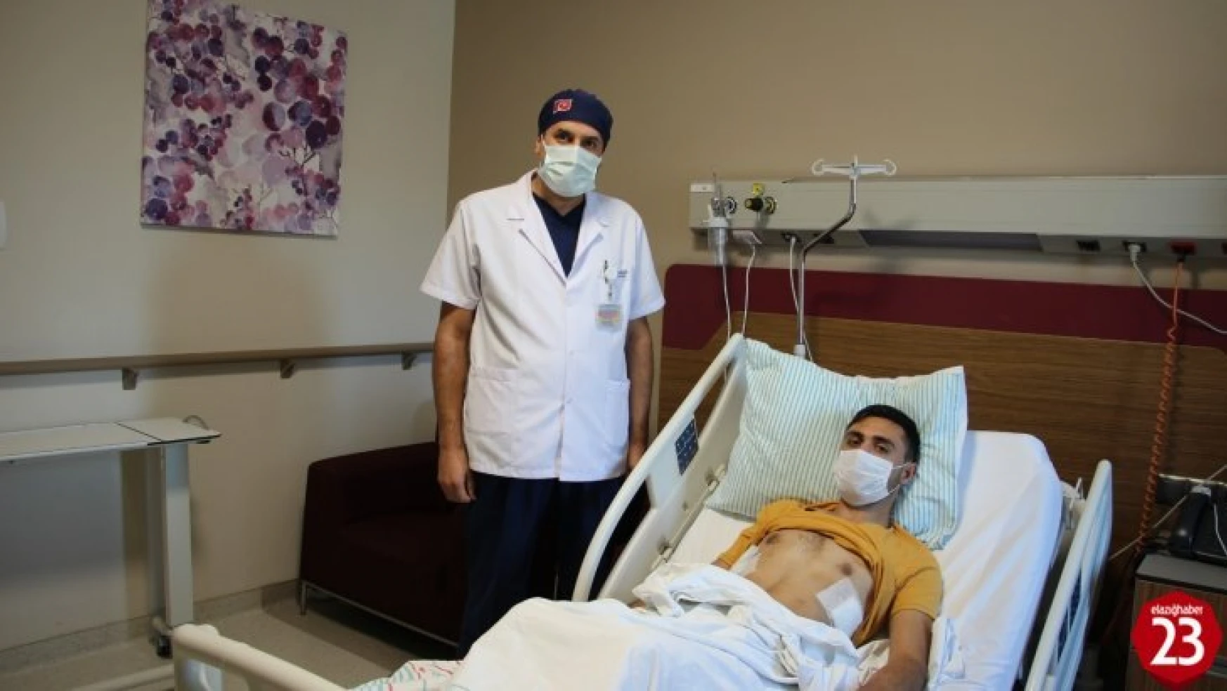 Mardin'den Geldi, Şifayı Elazığ Şehir Hastanesinde Buldu