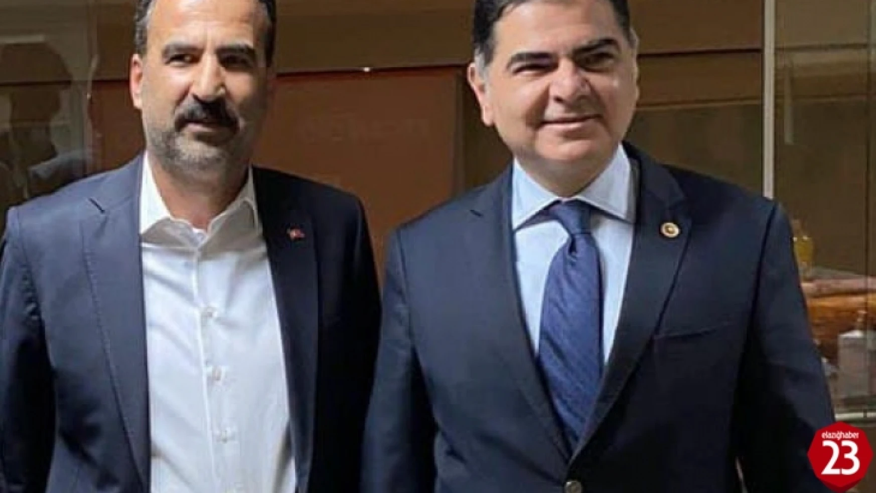 Milletvekili Cinisli'den İş İnsanı Ercan'a Ziyaret