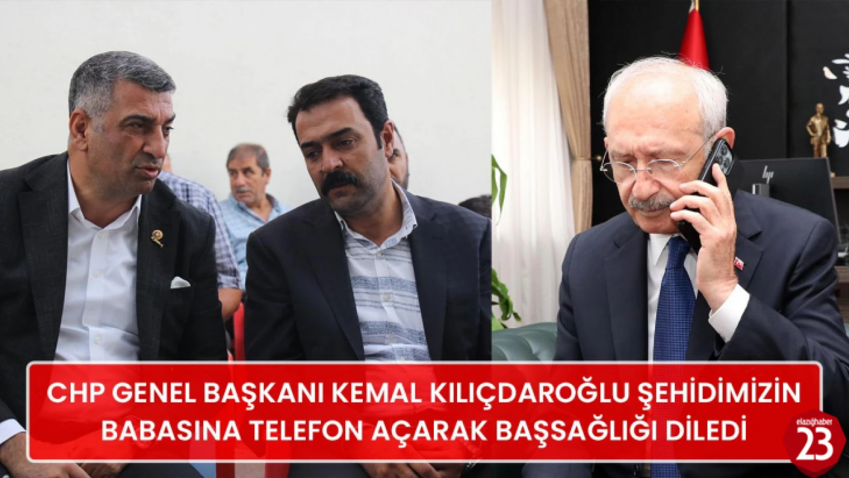 Milletvekili Erol, Genel Başkan Kılıçdaroğlu'nu Şehit Babası İle Görüştürdü