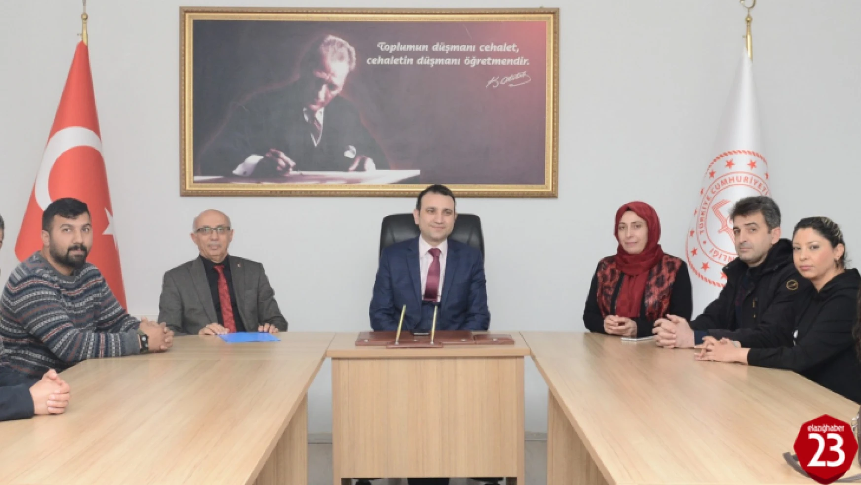 Milli Eğitim Müdürü Mehmet YİĞİT Elazığ MEB AKUB Ekibini Tebrik Etti