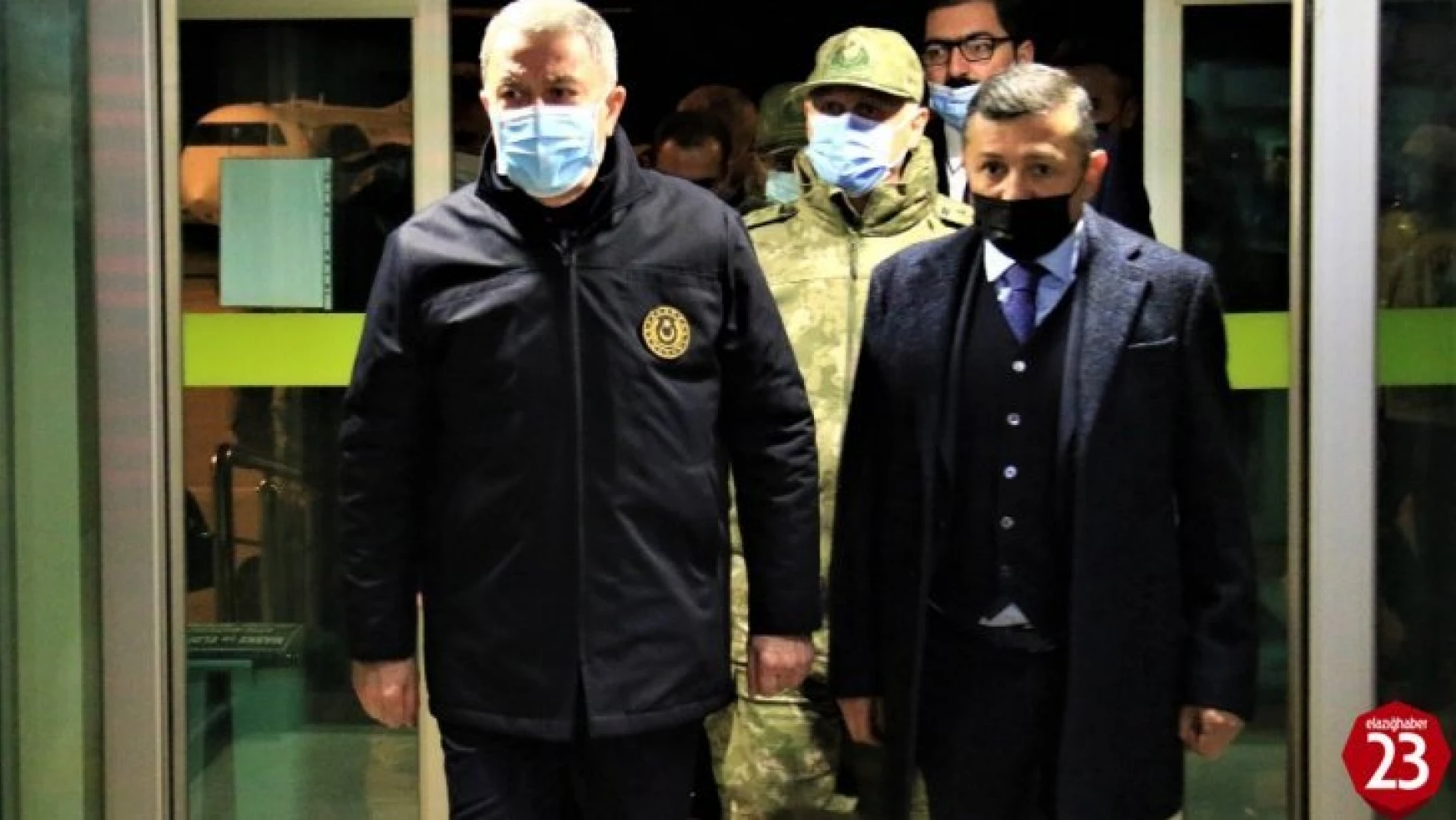 Milli Savunma Bakanı Akar, Elazığ'da